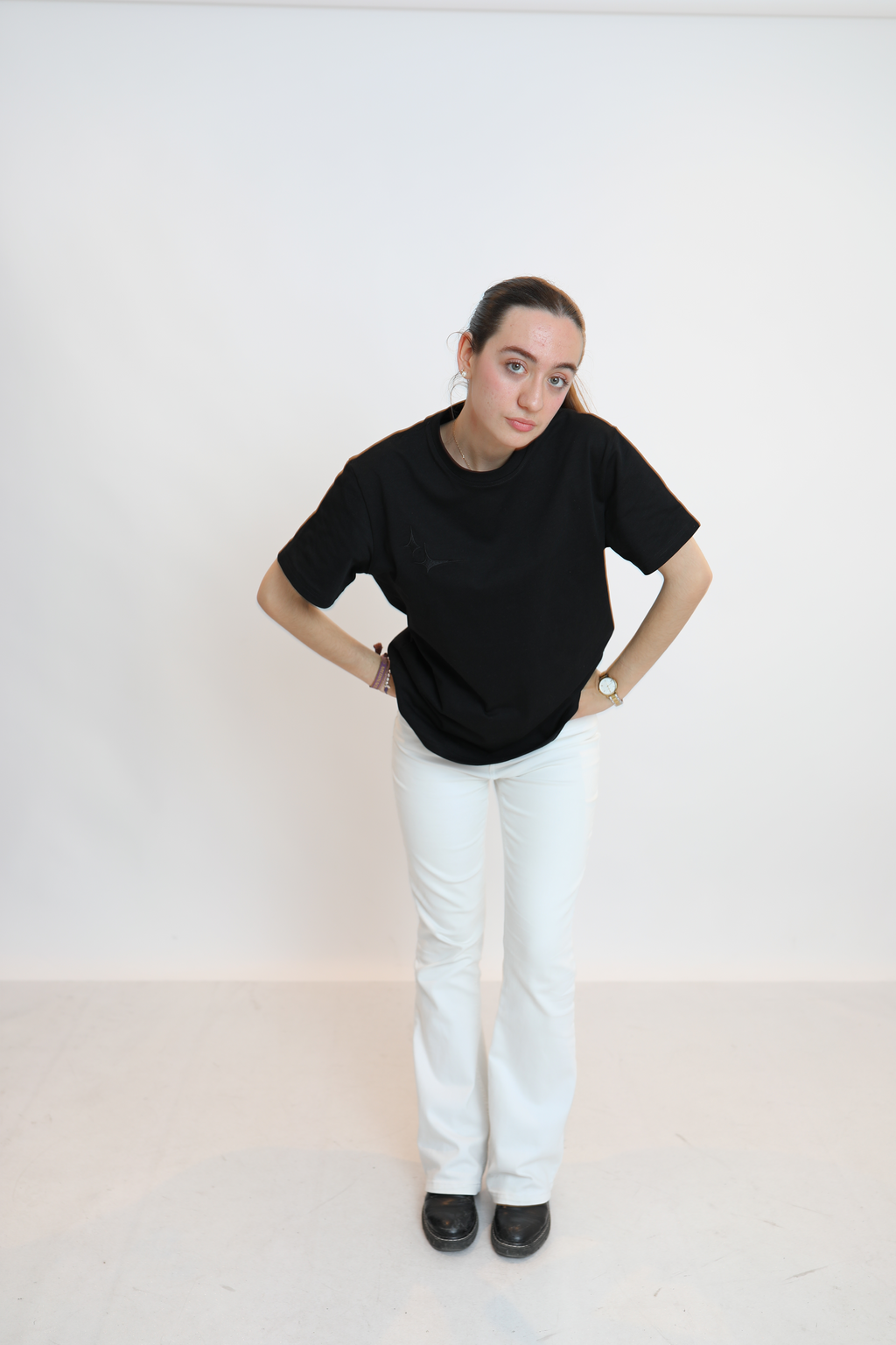 Black tee
